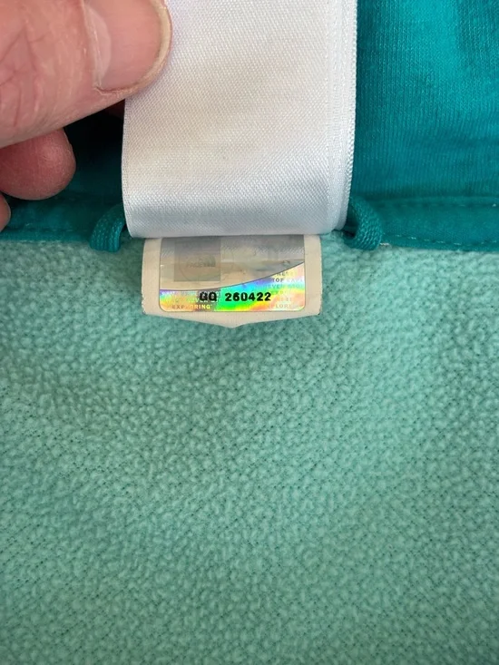 The North Face Women's L Teal Pullover Hoodie with Logo Good Condition - Picture 10 of 12